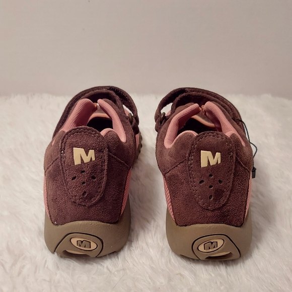MERRELL Mini Moc Kids Sz 4, Sprint Jump Kids,  Rose Brown, Performance Shoe, New - Picture 6 of 16